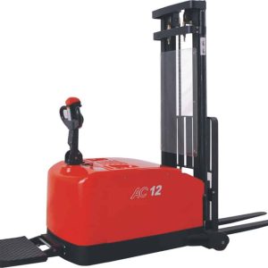 Electric AC Powered Counterbalance Pedestrian Stacker Truck 0.6/1.2/1.6t